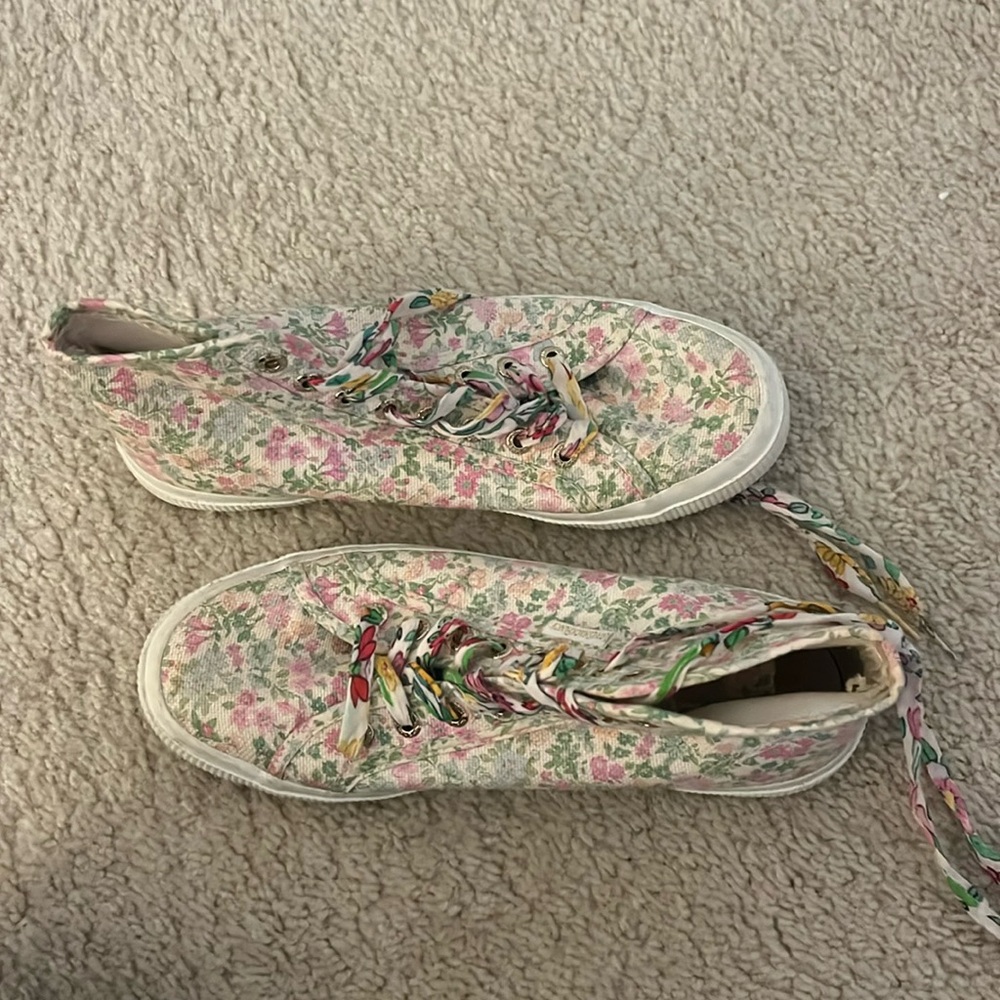 Love shack fancy high top sneakers!!